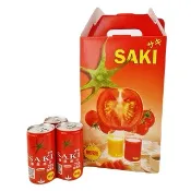 【SAKI】韓國飲料 SAKI果汁飲料 15入分裝箱 (番茄/水蜜桃/脫脂乳酸)