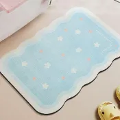 🥇在臺免運🥇【秒吸水】軟硅藻泥衛生間地墊速幹吸水浴室防滑墊廁所洗手間腳墊06Y9P