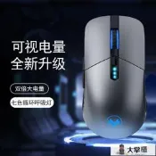 【爆款限時下殺】藍芽滑鼠 無線滑鼠 火銀狐無線鼠標電量顯示版可充電靜音遊戲辦公家用臺式筆記
