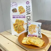 蕎麥紫菜奇亞籽蘇打餅【自然主意】：180g/包