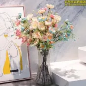 仿真花擺設杜鵑花輕奢高檔假花客廳餐桌乾花束裝飾插花藝家居擺件