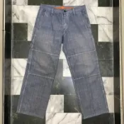 二手【HUGO BOSS】牛仔褲工作褲腰圍30吋臀寬60公分褲長95公分藍色