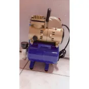台灣製造 除塵1/4HP無油式空壓機 電動打氣機 無油靜音
