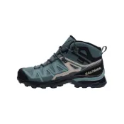 (店+)【salomon】478943 SALOMON薩洛蒙 X Ultra Pioneer 2 GTX 運動戶外 舒適 減震耐磨防水透氣支撐回彈抓地 中幫 徒步鞋 女款 藍米