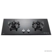 (送基本安裝)喜特麗【JT-GC209AF】雙口防空燒玻璃檯面爐瓦斯爐(黑)