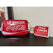 Lip Smacker Coca-Cola 可口可樂聯名造型鐵盒／復古可樂收藏鐵盒／空盒收納盒／美式雜貨擺飾