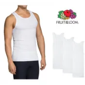 【單件】Fruit of the Loom 水果牌 美國經典素色男背心｜單件 彈性羅紋 無側縫舒適貼身内搭