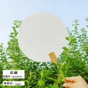 臺灣熱賣🔥加厚團扇空白扇子diy自製藝術材料手繪國畵書法古風圓形空白漆扇 空白扇子 彩繪扇子 團扇 圓扇子 圓型空白扇子
