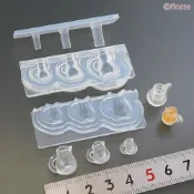 ✿粉紅豬✿～【日本製】C-694 UV膠模具~糖漿罐 蜂蜜罐 楓糖罐 楓糖漿罐
