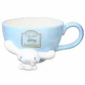 asdfkitty可愛家精品店 asdfkitty*大耳狗立體造型裝飾陶瓷馬克杯 咖啡杯 花茶杯-日本正版商品