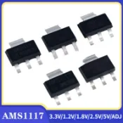 AMS1117-3.3/1.2/1.8/2.5/5/ADJ 5V 降壓IC線性穩壓器 SOT-223