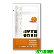 黃金樟芝-樟芝薑黃天然B群(30粒)【活力達康站】(限時下殺)