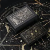 常鴻萬貨行 【】宇宙之手PVC韋斯特塔羅牌tarot燙金桌游卡牌中英文說明