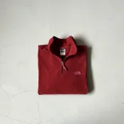 美國戶外 The North Face Fleece Shirt 台灣製造 發熱 剪毛絨 高領套頭衫 中層衣 登山健行