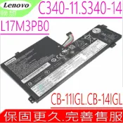 電池動力 LENOVO L17M3PB0 電池 (原裝)-聯想 Chromebook C340-11 S340-14 N3450-81 Flex 3 CB-11IGL05 ideapad 3 CB-11IGL CB-14IGL05 LENOVO 100E 300E 500E 2nd Gen L17C3PG0 L17L3PB0 SB10W67164 SB10W67186
