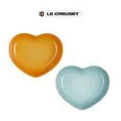 【全聯線上購】【Le Creuset】造型瓷器心型盤(中)(初花/悠然綠)