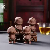 全球選品1館 生活百貨 創意尿童娃小馬鈴薯孩紫砂茶寵擺件精品可養茶玩功夫茶具茶盤配件從