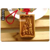 【琢木琦玉】NA055 崖柏木 精雕 七爺八爺/黑白無常/謝將軍 范將軍-護身平安 掛飾 ＊買3送1