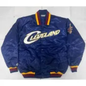 NBA CLEVELAND 騎士隊 棒球外套 夾克 尺碼L/XL