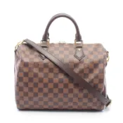 【DOKODEMO】[二手]LOUIS VUITTONSpeedy Bandoulière 30 手提包，Damier Ebene，2-Way，N41367，PVC 塗層帆布，皮革。