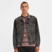 【LEVIS】男款 牛仔外套 / Type 3 經典修身版型 / 黑灰水洗 熱賣單品 72334-0601