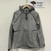 DryDog 跩狗嚴選 跩狗嚴選 防水透氣15K 極度乾燥 Superdry 運動 輕量 薄風衣 灰色 春夏 收納內捲帽 連帽外套 夾克