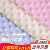 &布料共和國& 蝦皮限定只要65元 韓國進口泡泡絨布.泡泡毯布.泡泡絨 加厚.泡泡顆粒更立體. 安撫巾.嬰幼毯.