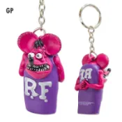 RAT FINK RAF253 老鼠芬克 LIGHTER CAP 鑰匙圈 打火機套 (紫x桃 GP) 化學原宿