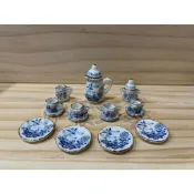 ｜泓展工藝｜模型廟會 模型川頭 宴王 擺宴器具 擺宴 青花瓷  點心盤 模型廟會 廟會模型 陣頭模型 宮廟模型