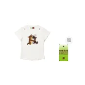  (店+)NSTNEW START發芽計劃 擁抱小貓美式復古慵懶百搭情侶甜蜜可愛休閒舒適時尚顯瘦修身OOTD通勤舒勤上衣短袖T恤 男女同款