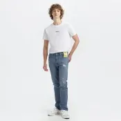 【LEVIS】511男款低腰合身直筒丹寧牛仔褲 / 彈性 /破壞加工 熱賣單品 04511-5944