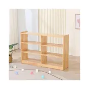 (店+)幼稚園實木玩具收納櫃 蒙氏教具櫃 兒童書包櫃 鞋櫃書架 區角櫃 組合式儲物櫃 教室分類整理櫃 木質置物架 幼兒園書櫃