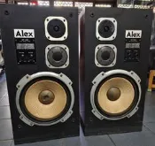 Alex  SP-335木箱喇叭12吋三音路落地型喇叭 3WAY 一對 二手良品 自取
