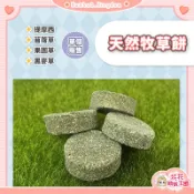 花花萌寵王國🎀 天然牧草餅 草餅 磨牙零食 提摩西 苜蓿草 果園草 黑麥草 倉鼠/兔子/龍貓/天竺鼠/小動物/齧齒類磨牙