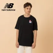 【New Balance】波士頓龍蝦捲短袖上衣_男性_黑色_MT61Y1F6BK