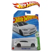 Hot Wheels Tesla Model S 格子純白 HW EV