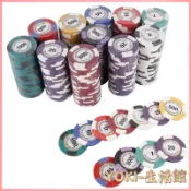 🔥熱銷新款 皇冠籌碼 籌碼 遊戲籌碼 麻將籌碼 籌碼幣 金邊複古破舊風拉斯維加斯字母籌碼幣百家樂麻將倖運德州撲克籌碼