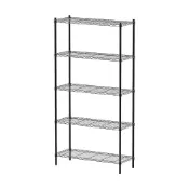 (店+)【dayneeds 日需百備】輕型 90x35x180公分烤漆五層架 兩色可選 鐵力士架/收納層架/鞋架/展示架/層架/鐵架