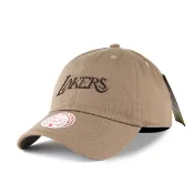 【Mitchell & Ness】NBA 洛杉磯 湖人 復古LOGO 巧克力色 軟板 老帽【ANGEL NEW ERA】