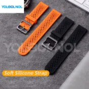 適用於華碩 VivoWatch 5/6/SP 透氣錶帶矽膠軟替換錶帶