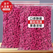 凍乾火龍果丁 無添加 紅心 水果乾粒碎 烘焙蛋糕裝飾奶茶店用零食500g