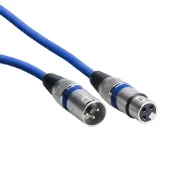 【楔石攝影怪兵器】Keystone 3針 XLR 公對母音頻線(藍 30公尺)