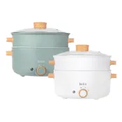 【蝦皮直營】歌林3L多功能蒸煮料理鍋 電火鍋 蒸煮鍋 美食鍋 蒸鍋 料理鍋 蒸煮鍋 陶瓷 一年保固 快煮鍋