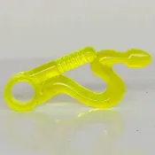 〈樂高人偶小舖〉正版LEGO 武器X4-4 蛇頭鞭子 透明亮綠色 旋風忍者 9591 人偶配件