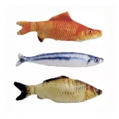(店+)貓草魚  擬真魚 單隻入(薄荷魚 貓抱枕 逗貓 貓咪玩具 貓玩具 貓薄荷  仿真魚)