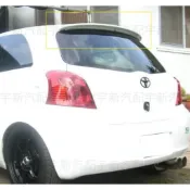 ＊台灣出貨＊ TOYOTA YARIS 小鴨 白色 尾翼 小鴨尾