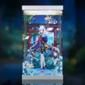 原神 原神展示盒 亞克力展示盒 防塵罩 展示盒 APEX-TOYS 原神 神里綾華 白鷺霜華 手辦展示盒