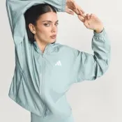Adidas 愛迪達 Hyg Windy KC7654 女 連帽外套 防水 運動外套 防風 綠 白 亞版