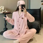 【臺灣出貨】德絨月子服秋冬厚款蓄熱保暖孕婦睡衣產後哺乳餵奶衣懷孕冬天家居