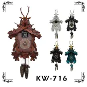 【KAIROS 凱樂時】【愛時】實木 北歐風 麋鹿造型 黑森林 布穀鐘 咕咕鐘 KW716